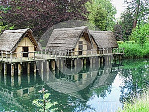 Old straw houses in bally park schoenenwerd