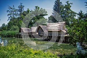 Old straw houses in bally park schoenenwerd