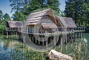 Old straw houses in bally park schoenenwerd