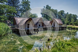 Old straw houses in bally park schoenenwerd