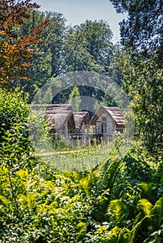 Old straw houses in bally park schoenenwerd