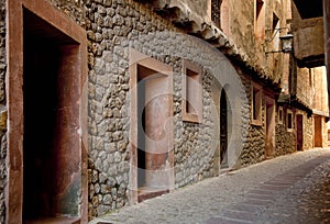 Old street in Albarracin photo