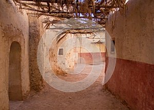 Old Street in an ancient settlement