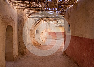 Old Street in an ancient settlement photo