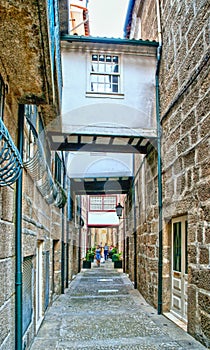 Old street Arrochela in Guimaraes