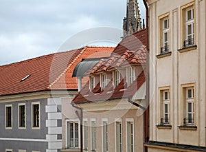 Old street in Bratislava. Slovakia