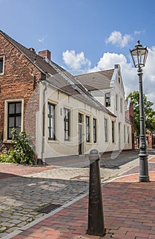 Old street in the center of Leer