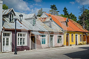 Old street at Cetinje center. Montenegro