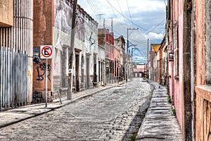 Viejo calles centro de México 