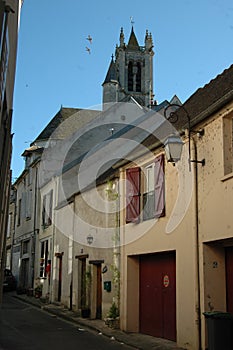 Old street from french village -MorÃªt sur Loing