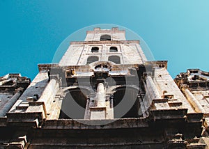 Old street of Havana in Cuba, Caribbeans