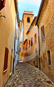 Old street in Italy - Italian cityscape