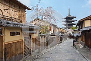 Old street in Kyoto, Japan