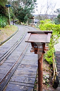 Old street lamp in jinguashi