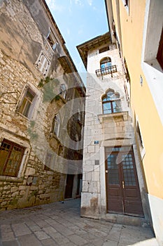 Old street of Porec, Croatia