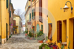 Old street in San Giovanni in Marignano