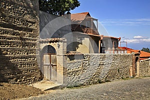 Old street in Sighnaghi. Kakheti. Georgia photo