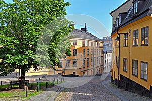 Old street in Stockholm