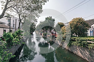 Old Street in Suzhou Pingjiang Historical and Cultural District