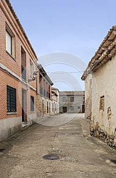Old street in UrueÃÂ±a photo
