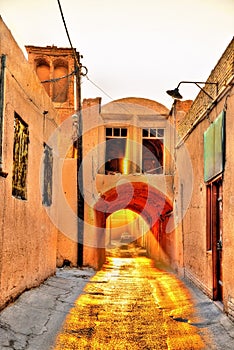 Old street in Yazd, Iran