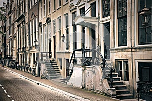 The old streets of Amsterdam