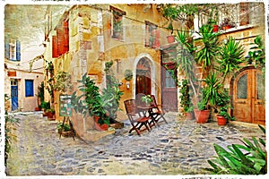 Old streets of Greece, Crete