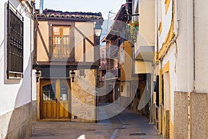 Old streets in Jerte, Caceres, Extremadura, Spain