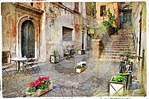 Old streets of Rome