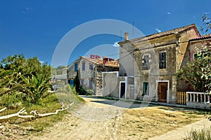 Old streets of Susak island