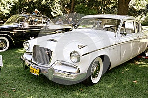 An Old Studebaker is Displayed at the 2019 San Marino Motor Classic
