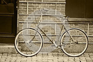 Old style bicycle