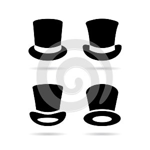 Old style black top hat