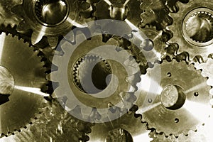 Old style gears and cogs