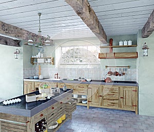 Old-style kitchen