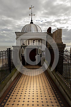 Old style lift at Thanet beach