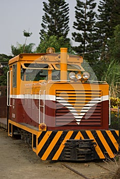 Old style locomotive
