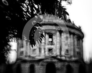 An old style look of the city of Oxford, a city in central southern England