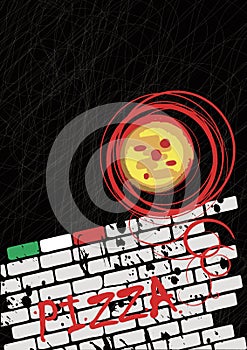 Old style pizza menu