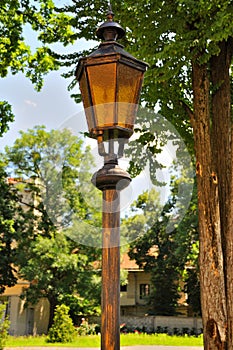 Old style street lamp