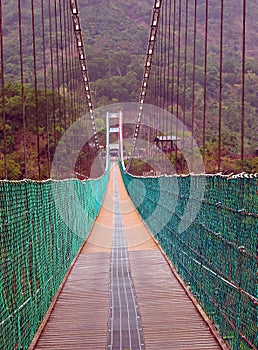 Old Style Suspension Bridge