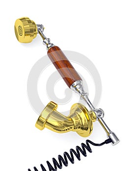 Old style telephone receiver