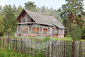 Old-style wooden house