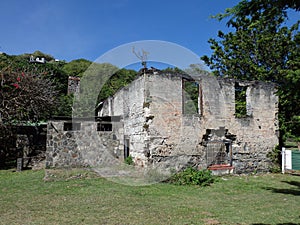 Old sugar mill on bequia