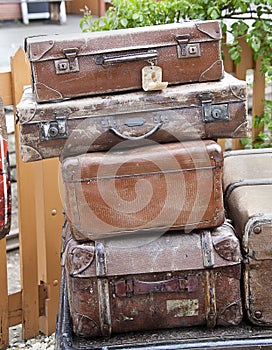 Old suitcases