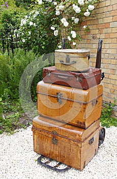 Old suitcases