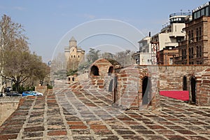 Old sulfur Baths in historical center of Tbilisi, Georgia