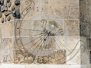 Old sundial