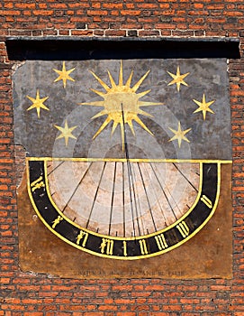 Old sundial