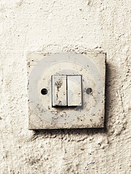 An old switch in an old house